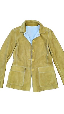 #ad Women#x27;s Loro Piana Leather Reversible Jacket $1500.00