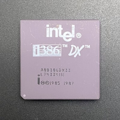 #ad Intel A80386DX 33 CPU 32bit 386 Microprocessor 33MHz PGA132 x86 Proecssor 80386 $14.95