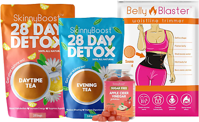 #ad Detox Pack 1 Daytime Tea 28 Bags 1 Evening Detox Tea 14 Bags 1 Sugar Free App $90.99