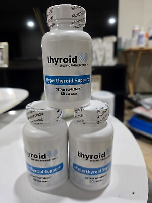 #ad Thyroid Specific Formulations HyperThyroid Support Supplement 3 PACK 60 caps eac $45.99