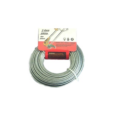 #ad Heavy Duty 15m Mowing Line 2 4mm Round Compatible with For Fuxtec FXPS152 $15.00