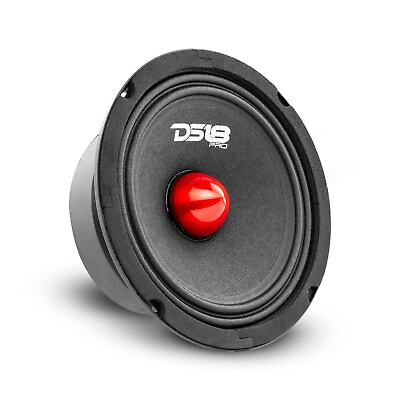 #ad DS18 PRO GM8.4B Loudspeaker 8quot; Car Speaker Midrange with Red Aluminum Bullet $31.46