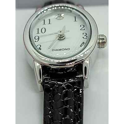 #ad Women#x27;s Leather Diamond Watch #17 $279.58