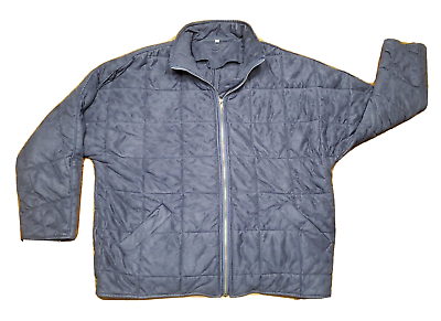 #ad Winter Jacket Men#x27;s Size MEDIUM Navy Blue Down Jacket $28.04