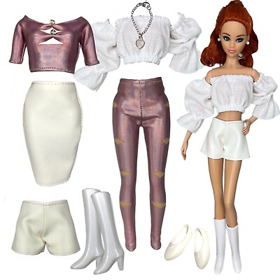 #ad Eledoll Clothes Fashion Pack for 12 inch Fashion Doll Set Posh Party $28.00