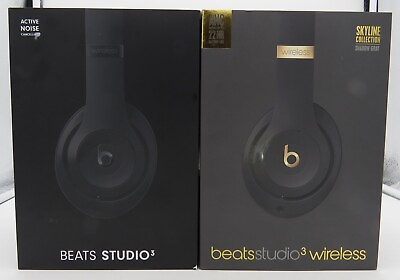 #ad Beats by Dr. Dre Studio 3 Wireless Headphones Noise Cancelling Authentic In Box $127.95