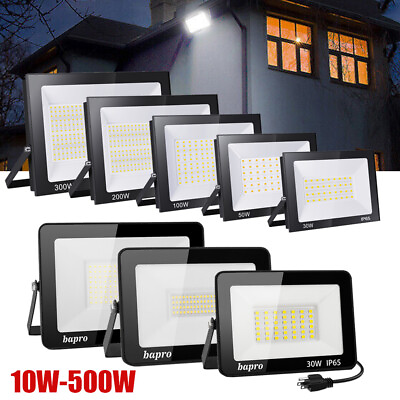 #ad LED Flood Light 500W 300W 200W 100W 50W 30W 10W Outdoor Garden Lamp Spotlight $168.99