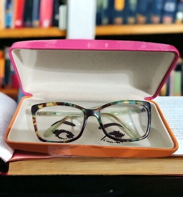 #ad Kate Spade Lucyann 0X77 Aqua Brown Tortoise Eyeglasses Frames amp; Case No Lens $19.99