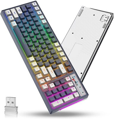 2.4Ghz Wireless Keyboard Gaming RGB Backlight With N Keys Full Anti ghosting PC $9.99