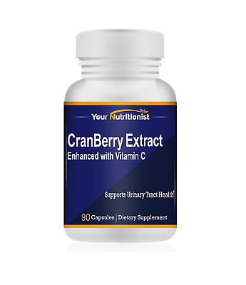 #ad Your Nutritionist Cranberry ExtractVitamin C Urinary Tract Health 90 capsules $9.49