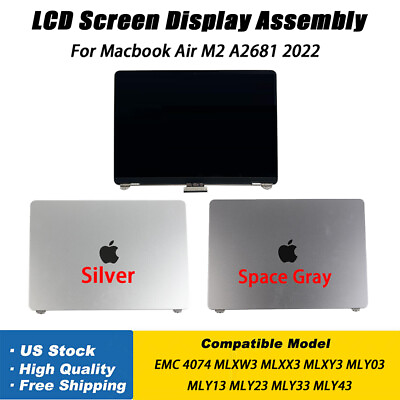 #ad A For Apple MacBook Air M2 A2681 2022 LCD Screen Display Assembly Replacement $219.66