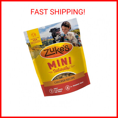 #ad 6 Oz Chicken Zuke’s Mini Naturals Soft Dog Treats for Training Soft amp; Chewy $12.69