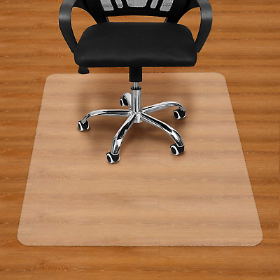 #ad Large Office Chair Mat for Hardwood Floors 48quot;×60quot; Anti Slip Desk Chair Mat $59.03