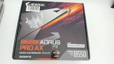#ad GIGABYTE B550I AORUS PRO AX 2xHDMI 2.0B RGB Fusion 2.0 DDR4 Gaming Motherboard $137.99