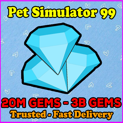 #ad Pet Simulator 99 Pet Sim 99 PS99 💎20M 100M 500M 1B 3B GEMS QUICK🚚 RELIABLE✅ $1.16