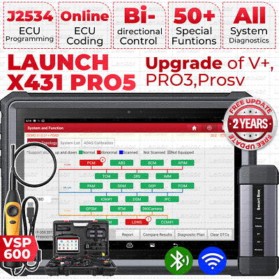 #ad 2024 LAUNCH X431 PRO 5 PAD V Car Diagnostic Scanner Tool Programming Key Coding $1349.00