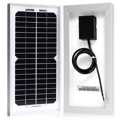 #ad ACOPOWER 5W Solar Panel 5 Watt 12V Black Monocrystalline High Efficiency Modu... $25.20