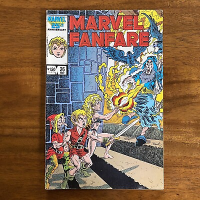 #ad Marvel Fanfare #26 Vol 1 1986 Marvel Comics F WE COMBINE SHIPPING $0.99