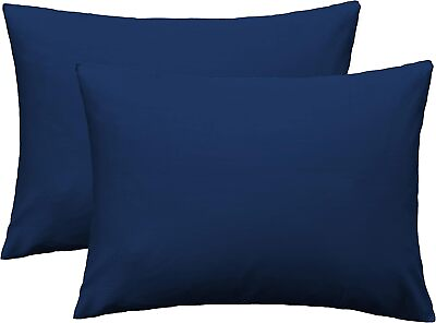 #ad #ad Premium 100% Egyptian Cotton 800 Thread Count Navy Blue Solid Soft Pillowcases $273.60