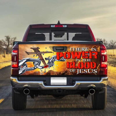 Power In The Blood Of Jesus Hope Christian American Truck Tailgate Decal Sticker $49.99