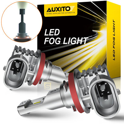 #ad H11 H8 LED Headlight Super Bright Bulbs 6500K White Kit 360000LM HIGH LOW B $18.99