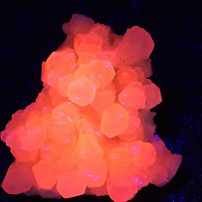 #ad 440g New Product Naturally Rare Pink Fluorescent Benz Calcite comes from China $59.50