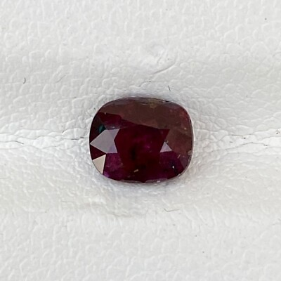 #ad Natural Unheated Ruby Sapphire 1.12 Cts Cushion Cut Loose Gemstone $395.00