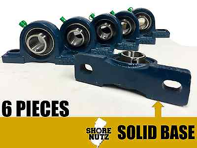 #ad 6 PIECES 2 1 4quot; Pillow Block Bearing UCP212 36 Solid Base P212 $229.20