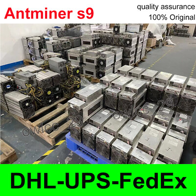USED Bitmain AntMiner S9 13.5T BTC BCH Machine Asic miner quot; NO PSU quot; $456.00