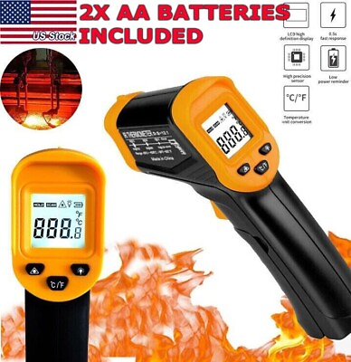 #ad Digital Infrared Thermometer Temperature Gun Laser IR Cooking 50°C 550°C $9.49