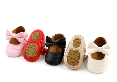 #ad Baby Girl Infant Baby Girl Leather Mary Jane Anti slip Crib Shoes 5 Colors 6 18M $9.99