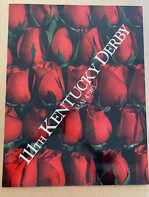 #ad 1985 KENTUCKY DERBY 111th Race RARE ORIGINAL VINTAGE Poster $29.00