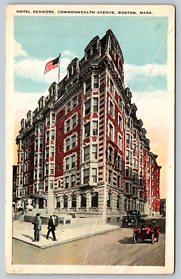 #ad MA Place Boston Hotel Commonwealth Waa Nam Kenmore Mass Chrome Vintage Postcard $4.99