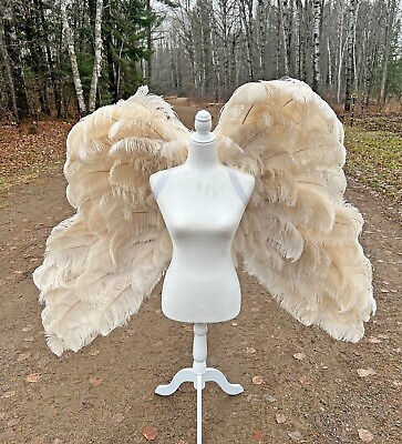 #ad Ostrich Feather Butterfly Angel Wings * Photography Prop * Costume $450.00