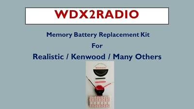 #ad Kenwood TS 430 TS 450 amp; TS 430S TS 450S Memory Battery Replace Kit EZ $9.99