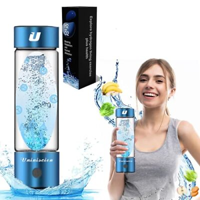#ad 2in1 Hydrogen Water Bottle 2024 Hydrogen Water Generator with SPE PEM Techno... $70.65