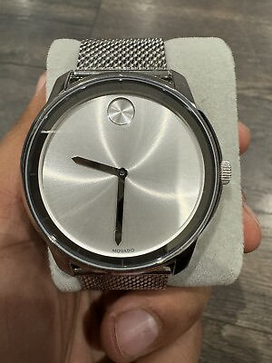 #ad Movado Bold 44mm Stainless Steel Men#x27;s Watch 3600260 $199.00
