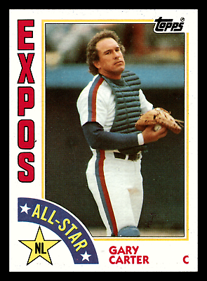#ad 1984 Topps Gary Carter HOF All Star Montreal Expos #393 NM MINT $10.00