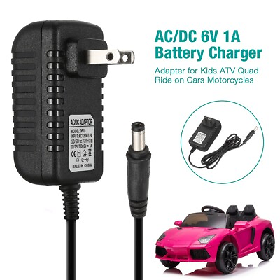 #ad 6 Volt Battery Charger for Kids Powered Ride On Car Best Choice Product Kid Trax $8.69