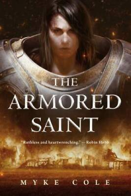 #ad The Armored Saint The Sacred Throne Hardcover By Cole Myke GOOD $4.48
