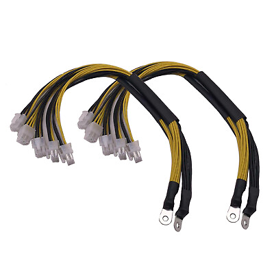 2pcs 6Pin Connector Sever Power Supply Cable for Bitmain Antminer S7 S9 S9I Z9 $22.99