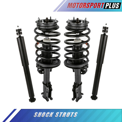 #ad NEW Front amp; Rear Shock Absorbers Struts Assembly For 05 10 Ford Mustang Base GT $165.95