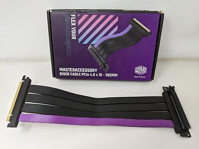 CoolerMaster MASTERACCESSORY Riser Cable PCIe 4.0 x16 300mm PCIe 4.0 $53.99