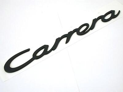 #ad 911 9115590370070C For Porsche Carrera Emblem Insignia Logo Script OEM Black $25.24