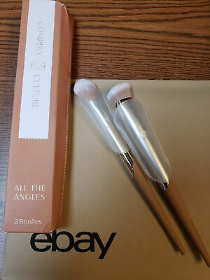 #ad Complex Culture All the Angles 2 Brushes Concealer Brush amp; Petite Powder Brush $11.99