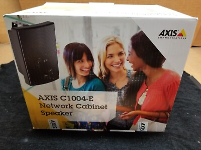 #ad BRAND NEW SEALED Axis C1004 E Network Cabinet Speaker Black 0923 001 $275.00