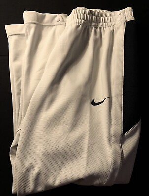 #ad Nike Air USA Team Tearaway Elite Snap Button Jogger Pants White Size 2XL New $59.99