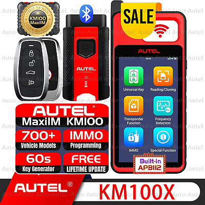 #ad 2024 Autel MaxiIM KM100 IMMO Key Fob Programming Immobilizer Key Creation KM100X $470.00