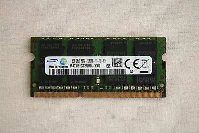 Samsung 8GB DDR3 1600MHz 2Rx8 PC3L 12800S SODIMM Low Voltage RAM Fast Shipping $10.00