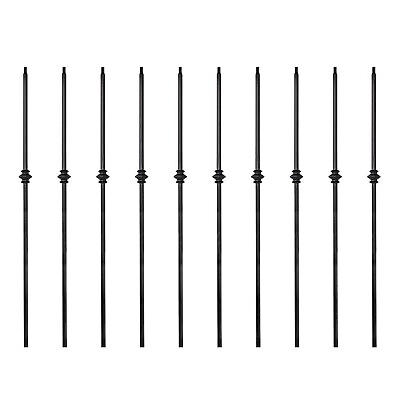 #ad 3*10Pcs 1 2quot; Single Knuckle Iron Balusters Twist Spindles Metal 44in Hollow B $189.88